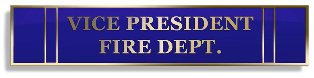 Vice President Fire Dept Citation Bar | National Medals Of Honor 