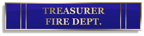 Treasurer Fire Dept Citation Bar | National Medals Of Honor