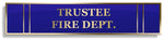 Trustee Fire Dept Citation Bar | National Medals Of Honor